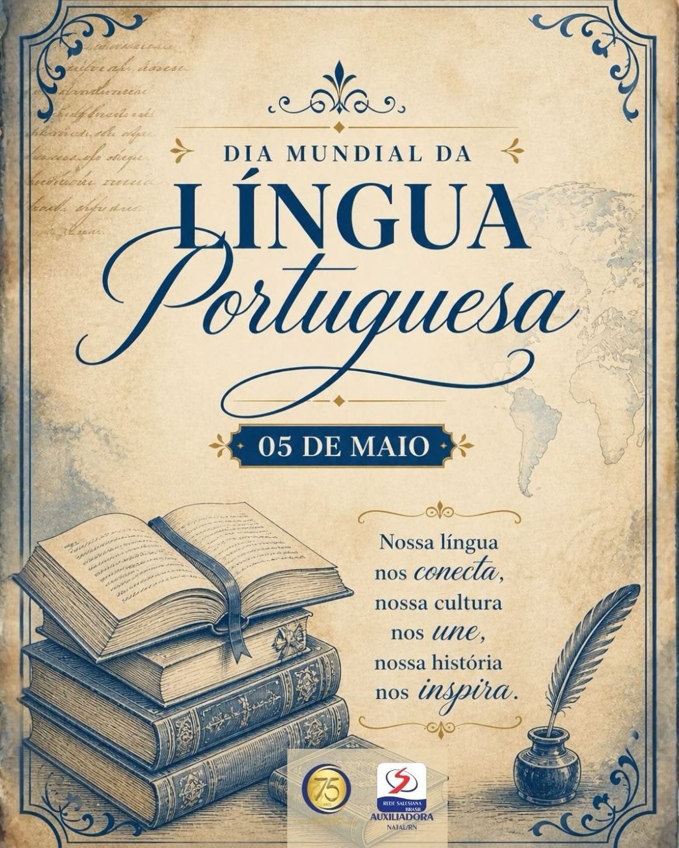 Celebrar a língua portuguesa é valorizar nossa história, nossa cultura e tudo aquilo que nos une. 📚✨

Neste 05 de maio, o Instituto Maria Auxiliadora reconhece a beleza das palavras que educam, transformam e aproximam pessoas todos os dias. Que sigamos cultivando o conhecimento e o amor pela nossa língua!

#DiaDaLínguaPortuguesa #EducaçãoQueTransforma #IMA