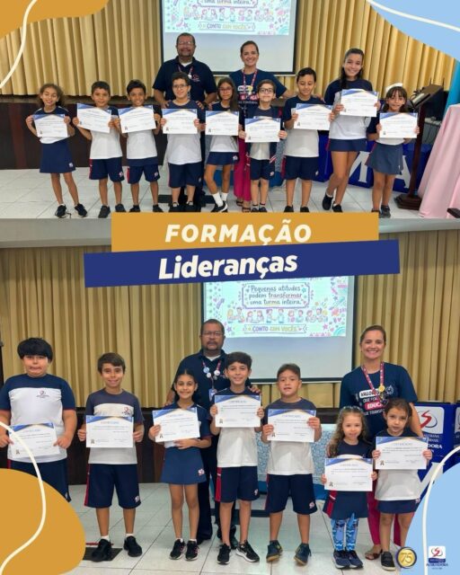Formar líderes é cultivar responsabilidade, compromisso e exemplo. ✨

Neste momento especial, nossos alunos receberam seus certificados de liderança e assumiram o compromisso de fazer a diferença, guiando com respeito, empatia e dedicação.

Que essa missão seja vivida no dia a dia, inspirando atitudes que transformam. 💙