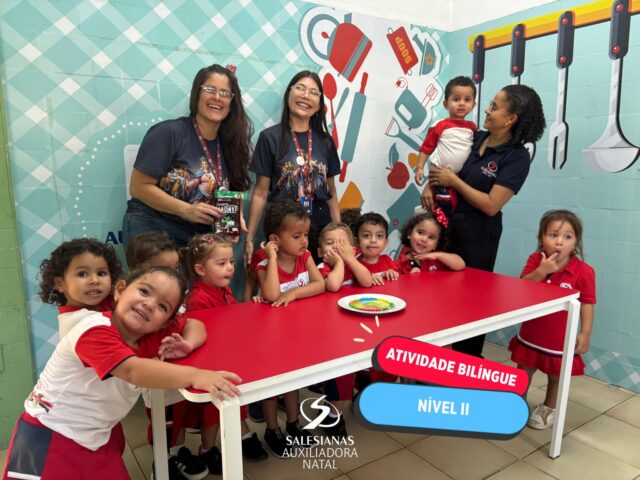 Aprender também pode ser uma experiência cheia de cores!

Hoje o Nível II participou de uma divertida atividade bilíngue para aprender e explorar as cores do arco-íris de forma lúdica e significativa. 💙💛❤️

Entre descobertas, brincadeiras e muita curiosidade, nossos pequenos ampliaram o vocabulário em inglês enquanto vivenciavam um momento especial de aprendizagem.

No Auxiliadora cada experiência é uma oportunidade para aprender brincando! 💙

#InstitutoMariaAuxiliadora #AuxiliadoraNatal #EducaçãoInfantil #Bilíngue
