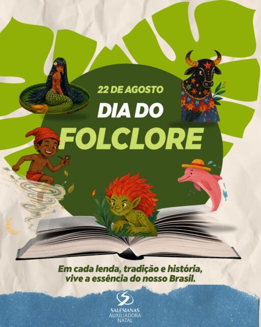 No Colégio Auxiliadora, acreditamos que educar também é valorizar a cultura, preservar memórias e apresentar às novas gerações as histórias que fazem parte da nossa identidade.

No Dia do Folclore reforçamos a importância de manter vivas as tradições, lendas e saberes que atravessam gerações e ajudam nossas crianças e jovens a compreenderem melhor quem somos e de onde viemos.

Celebrar datas como esta também faz parte de uma educação que vai além da sala de aula: uma educação que desperta curiosidade, fortalece vínculos com a nossa cultura e transforma cada aprendizado em uma descoberta. 💙

#diadofolclore #folclorebrasileiro #culturabrasileira #educacao #colegioauxiliadora