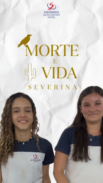 No dia 25 de setembro, nossos alunos do 2º ano do Ensino Médio subirão ao palco para apresentar Morte e Vida Severina, uma produção que está sendo construída integralmente por eles, dentro do projeto ESACC.

O professor de teatro Cláudio Cavalcante e as alunas Clara e Tawanny compartilham sobre a expectativa para esse grande momento e falam um pouco de tudo o que está sendo construído nos bastidores dessa produção, e como tem sido para elas esse projeto.

Muito mais do que uma apresentação, o projeto é uma oportunidade de protagonismo, criatividade e aprendizagem para nossos estudantes.

As camisetas já estão à venda por R$ 50,00.

Para mais informações, entre em contato:
📞 (84) 98128-8821

Prepare-se para viver essa experiência com a gente!

#InstitutoMariaAuxiliadora #ESACC #MorteEVidaSeverina #ensinomédio