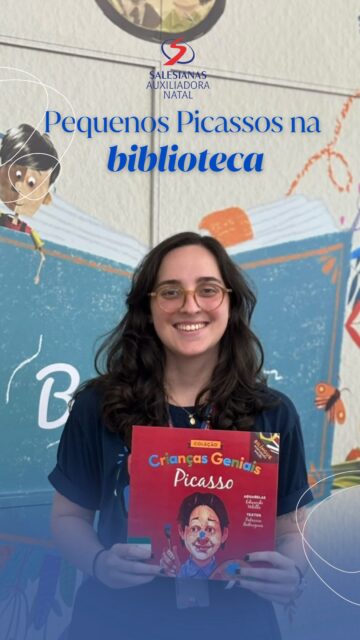 Na biblioteca do Auxiliadora, a leitura também é feita para ser vivida! 🎨📚 

Nesta semana, as crianças do Tempo Integral ouviram a bibliotecária Rafaela ler o livro “Crianças Geniais: Picasso”, que conta como o famoso artista via o mundo de um jeito único e criativo, e depois colocaram a mão na massa: com colagem e desenho, cada criança montou o seu próprio rosto inspirado no estilo de Picasso, com formas, cores e traços bem diferentes e cheios de personalidade. O resultado ficou incrível, e mostra como a literatura desperta a imaginação, apresenta o mundo da arte desde cedo e ensina que cada olhar é único e merece ser expressado. Aqui no Auxiliadora, acreditamos nessa união entre leitura, arte e criatividade na formação das nossas crianças. 

Confira no vídeo como foi esse momento! ✨