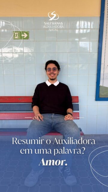 “Se pudesse resumir 8 anos de Auxiliadora em uma palavra, seria amor.” 💙 

Quem conta é o Lucas Santos, ex-aluno que hoje cursa Direito na UFRN e leva até hoje o acolhimento, a amorevolezza e o respeito por todas as pessoas que aprendeu aqui, formando bons cristãos e honestos cidadãos, como sonhava Dom Bosco. ✨

Matrículas 2027 abertas! Venha viver essa experiência no Auxiliadora e fazer parte da nossa história. 📲 Chame a gente no WhatsApp e agende sua visita.